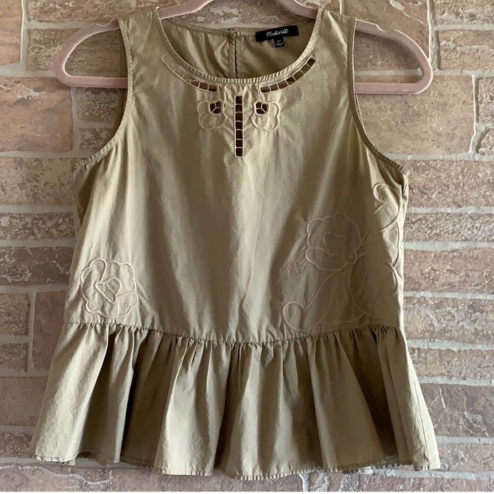 Madewell Peplum Top - Picture 2 of 5